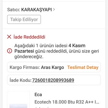 Yasal Cayma Hakkının İhlali: İade Talebim Reddedildi