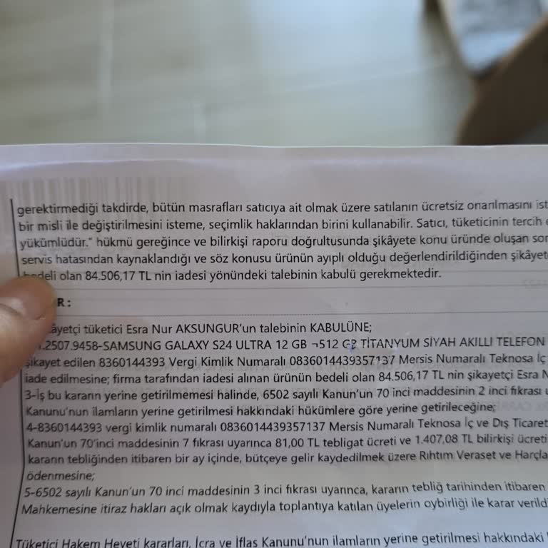 Geciken Ücret İadesi Mağduriyeti