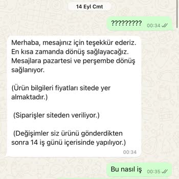 Ürün Teslimatı Ve İletişim Sorunları