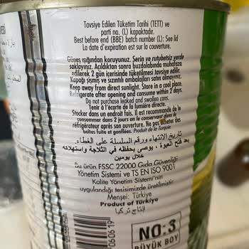 Tamek Konservenin İçinden Salyangoz Çıktı: Tüketici Sağlığı Tehlikede!