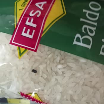 Pirinç Paketinde Canlı Böcek Şoku