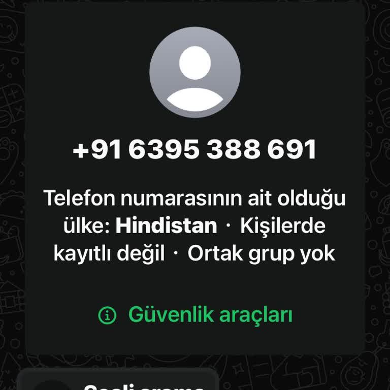 WhatsApp Üzerinden Bilinmeyen Aramalarla Rahatsızlık
