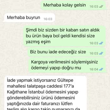 Nurgiyim.com'da İade Kabusu: Kaba Satıcı Ve Zoraki Kargo Ücreti