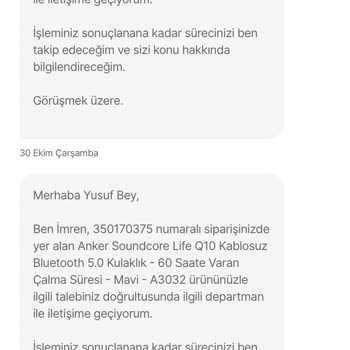 Hepsiburada'dan Aldığım Kulaklık Servis Sürecinde Mağduriyet Yaşıyorum