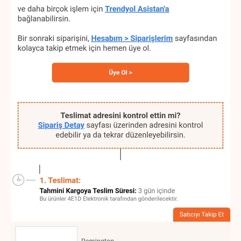 Sipariş Görünmüyor Ve İletişim Engelleniyor