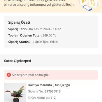 Teslimat Sorunu Ve Müşteri Hizmetleri Hayal Kırıklığı