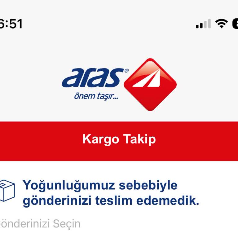 Aras Kargo'nun Sürekli Gecikmeleri Ve Teslimat Sorunları
