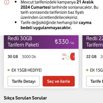 Yanıltıcı Tarife Fiyatlandırması