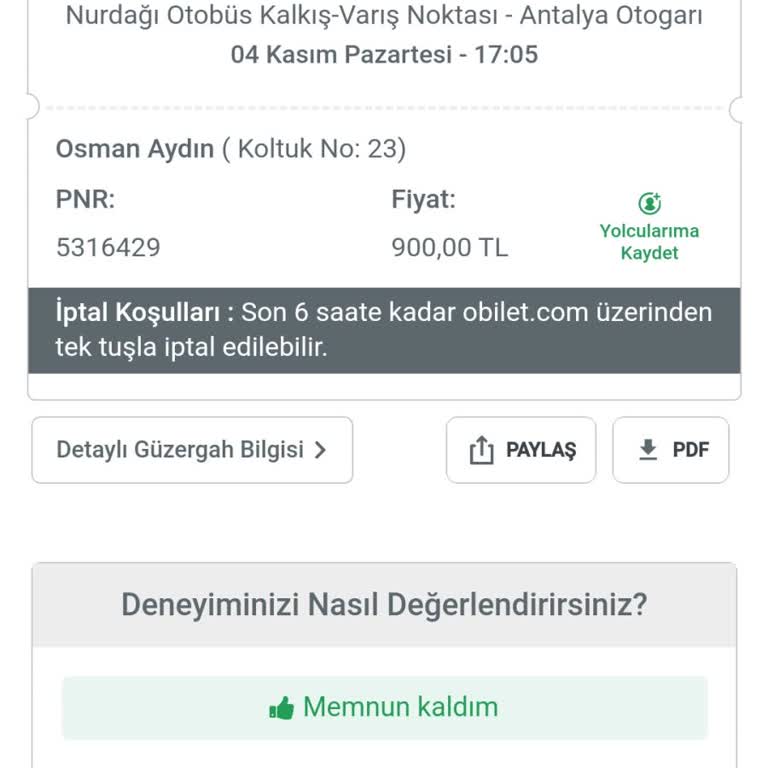 Otobüs Yolcumu Almadı, Mağduriyet Yaşıyorum