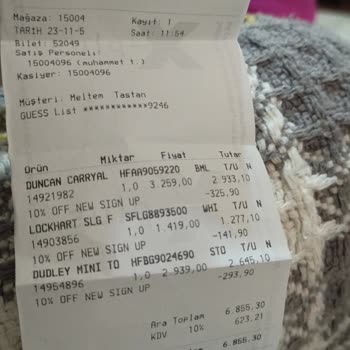 Guess Cüzdanın Kalite Sorunu Ve Mağaza Yardım Eksikliği