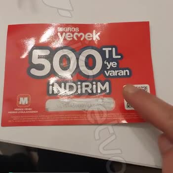 Migros 500 TL İndirim Diye Kupon Veriyor Yaptığı 150 TL