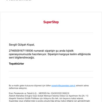 SuperStep'te 10 Gündür Bekleyen Sipariş Sorunu