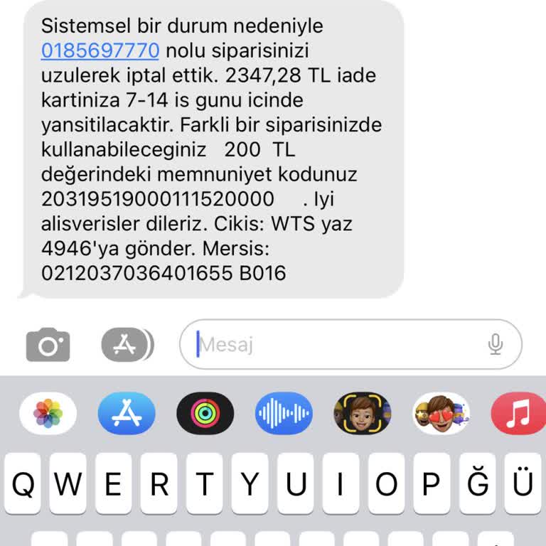 Watsons Kampanya Dönemi Sipariş İptali Mağduriyeti