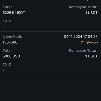 USDT Çekim İşlemlerinde Sürekli Gecikme Sorunu