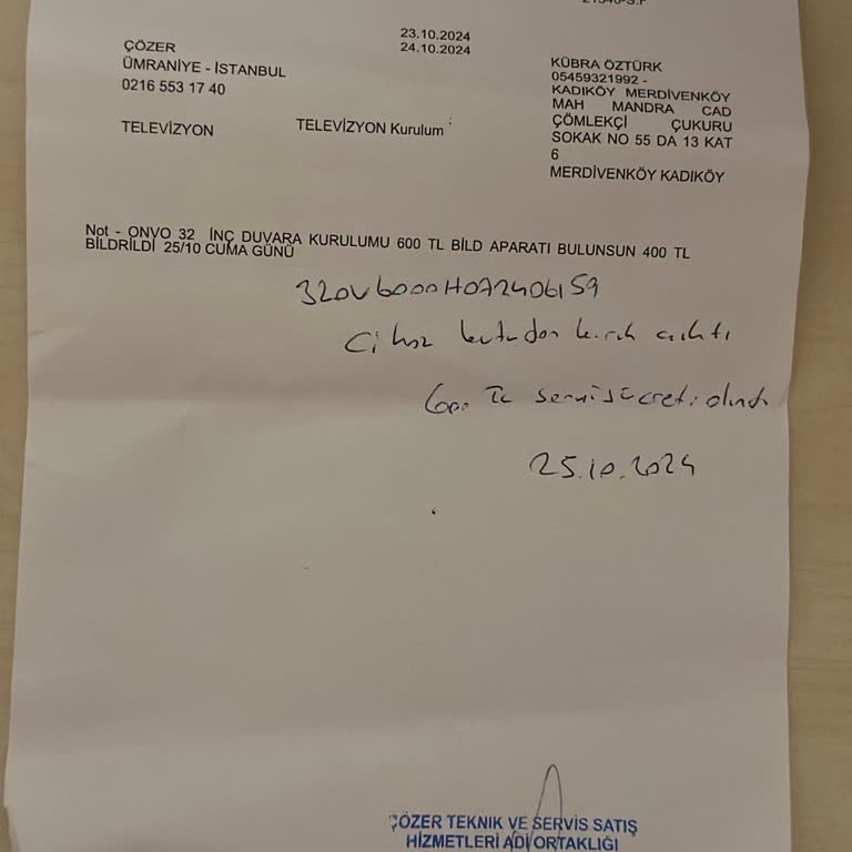 Kırık TV Ve İade Sorunu: Onvo Ve Kargo Mağduriyeti