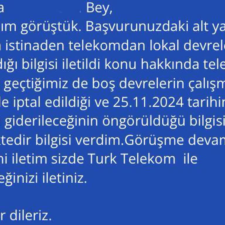 Türk Telekom'un Geciken İnternet Bağlantısı