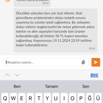 Stok Güncelleme Problemi Ve Tedarik Sorunu