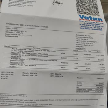 Garanti Kapsamında Olmayan Yüksek Servis Ücreti