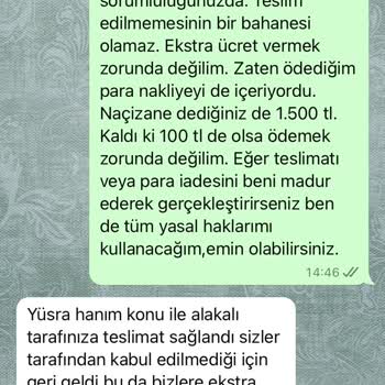 Teslimat Krizi: Nakliye Sorunu Ve Ek Ücret Talebi