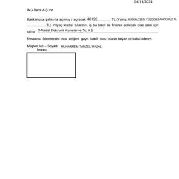 Onaylı Krediye Rağmen Hepsiburada'dan Sipariş Verilemiyor