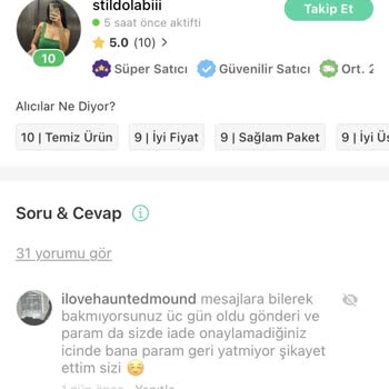İade Sürecinde Yaşanan Sorunlar Ve İletişim Eksikliği