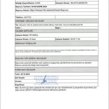 İBB Başvurularında Geri Dönüş Eksikliği Ve Şeffaflık Sorunu