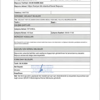 İBB Başvurularında Geri Dönüş Eksikliği Ve Şeffaflık Sorunu