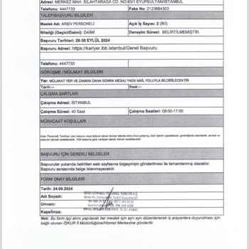 İBB Başvurularında Geri Dönüş Eksikliği Ve Şeffaflık Sorunu