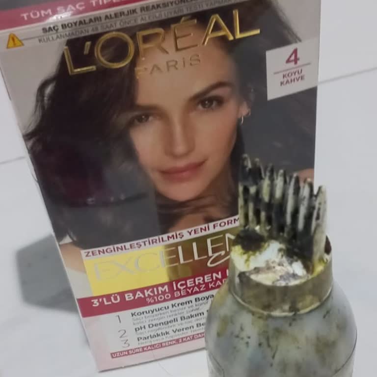 L'Loreal Saç Boyası Renk Hatası: Koyu Kahveden Yeşile