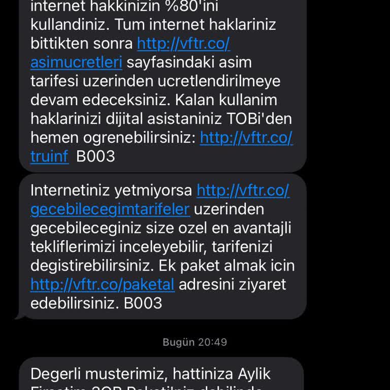 Vodafone Red Tarifemde Sosyal Medya Sürprizi