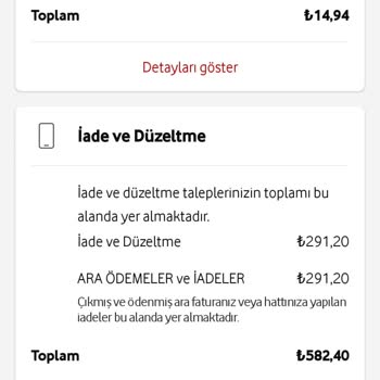 Vodafone Faturalarındaki Yanlış Hesaplama Sorunu