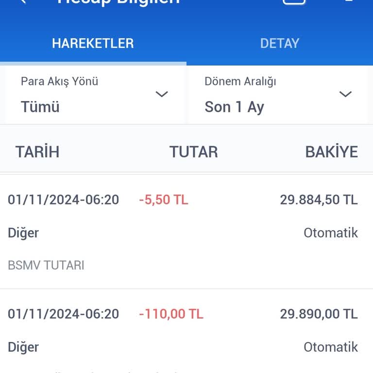 Beklenmedik Ekstre Ücreti Şoku