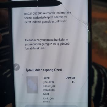 Sipariş İptali Ve Para İadesi Sorunu