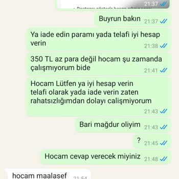 Yanlış Hesap Teslimatı Ve İade Sorunu