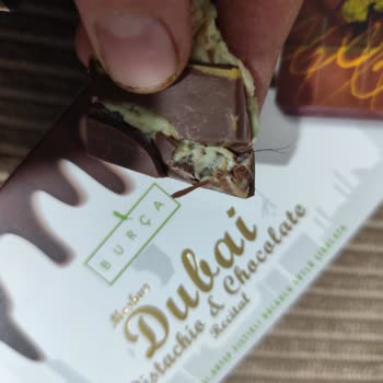 Burça Baklava Çikolata İçinden Kıl Çıktı