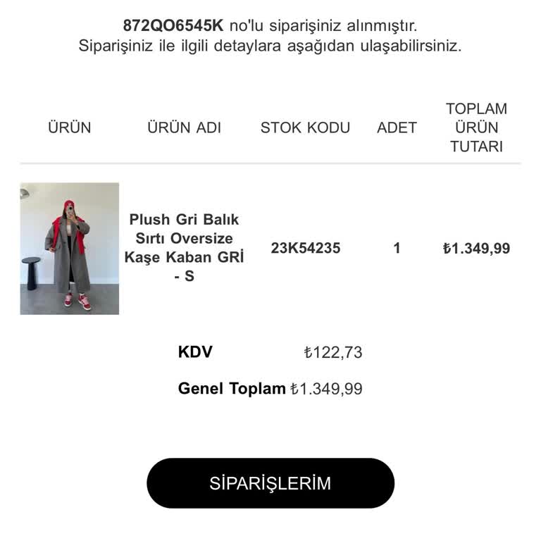 Oyku Wear Kaban Siparişim Ve İade Sorunu