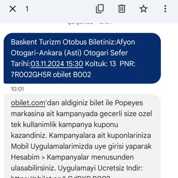 Obilet'ten İade Edilmeyen Bilet Ücreti Sorunu