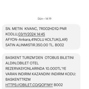 İade Edilmeyen Bilet Ücreti Ve Çözülmeyen Mağduriyet