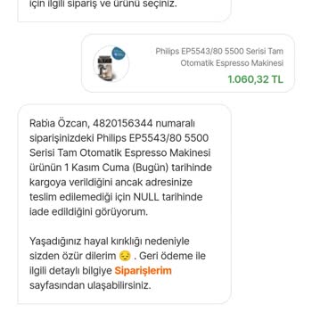 Hatalı Fiyatla İptal Edilen Sipariş Ve Kilitlenen Ödemeler