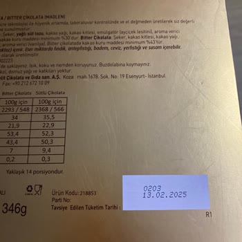 Çikolataların Bayatlaması Ve Beklenmedik Kalite Sorunu