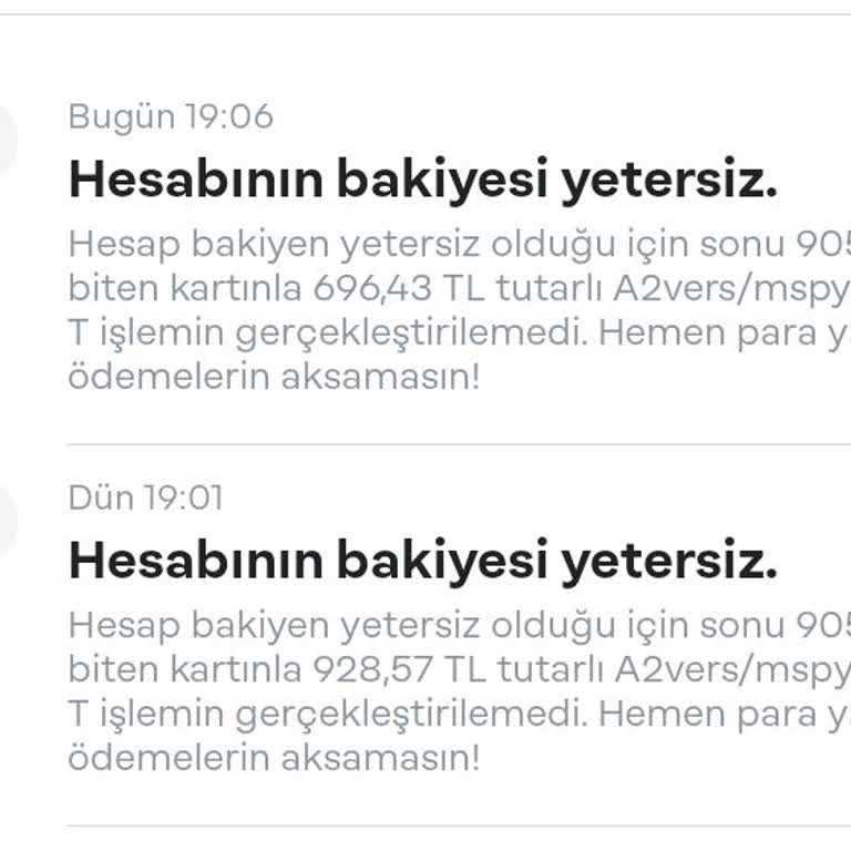 Yanlış Ücretlendirme Ve İade Sorunu