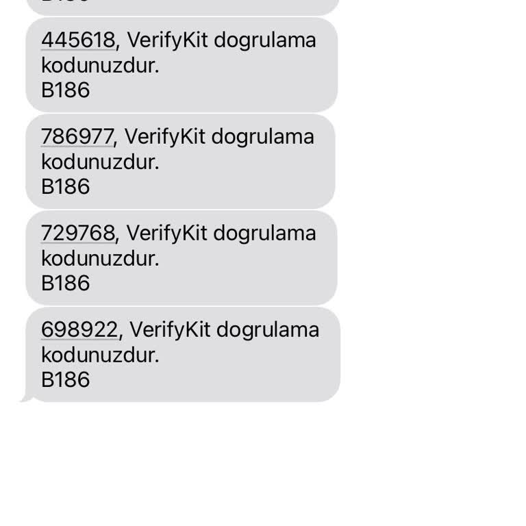 Bilinmeyen Doğrulama Kodları Endişesi