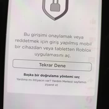 Roblox Hesabına Erişim Sorunu Ve İki Aşamalı Doğrulama
