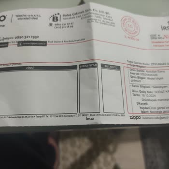 Zippo Servisinde Yanlış Tamir Deneyimi