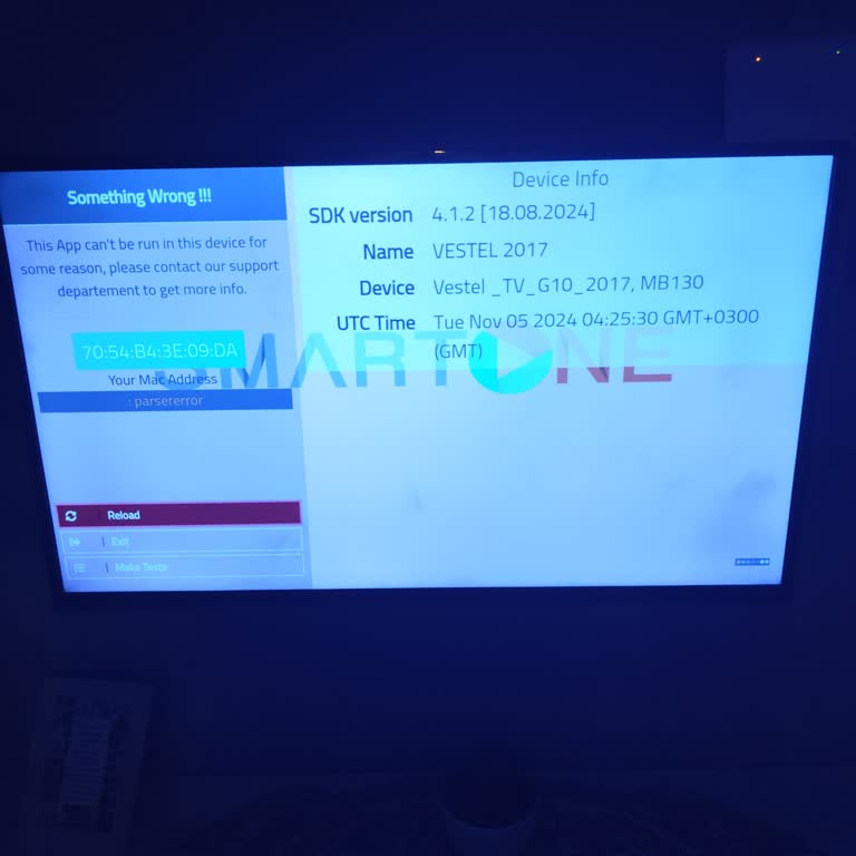 Vestel TV Smartone Uygulaması Açılmıyor: Ayrıştırıcı Hatası Sorunu