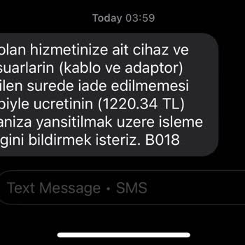 Modem İadesi Ve Haksız Ücretlendirme Sorunu
