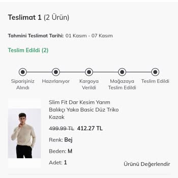 DeFacto Uygulamasında İade Sorunu