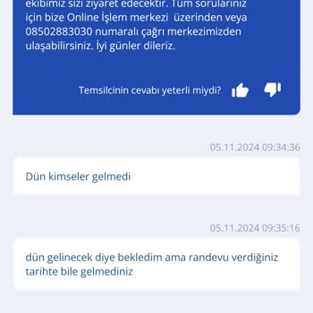 Kurulum Ekibi Randevusuna Uymadı