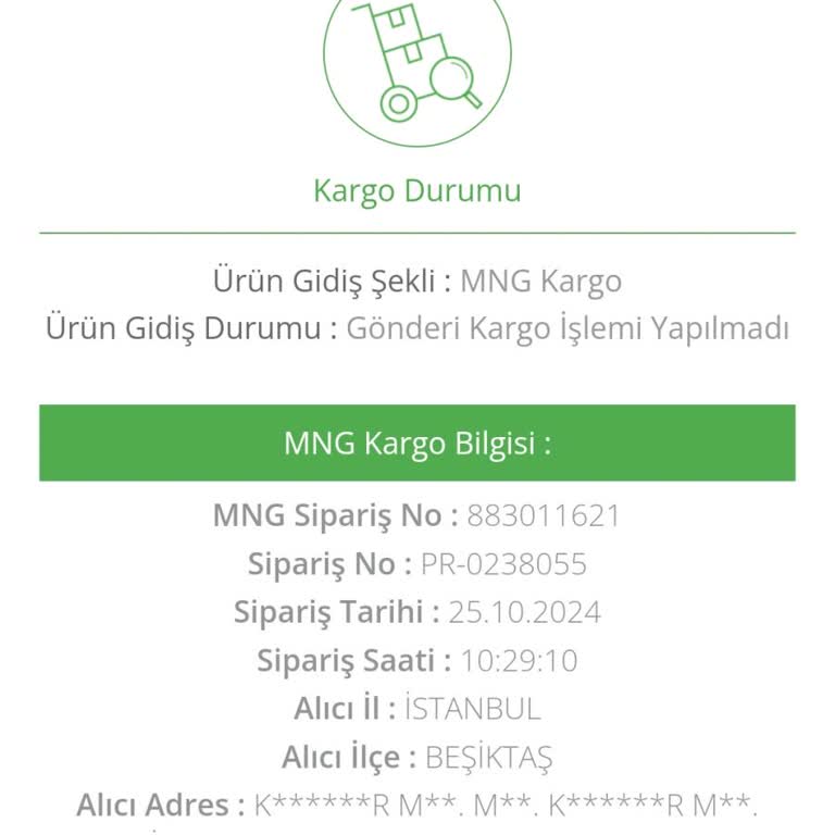 Kahve Makinesi Kargoda Kayboldu: Bilgi Alamıyorum