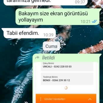 Kötü Paketleme Ve İletişimsizlik Mağduriyeti